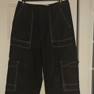 Twik Organic Cotton Black Cargo Pants